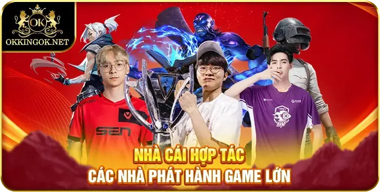 Nhà cái hợp tác các nhà phát hành game lớn